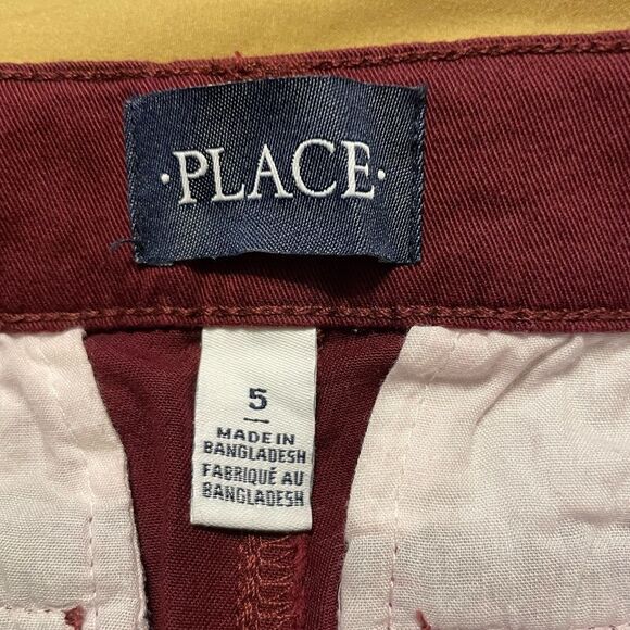 ♥️ The children’s place uniform stretch chino pant sz 5 w/ adj waist & pockets♥️ - Picture 2 of 5